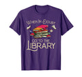 Funny Library Book Reader Reading Librarian T-Shirt - Graphic Print Unisex - T-Shirt, Sweatshirt, Hoodie