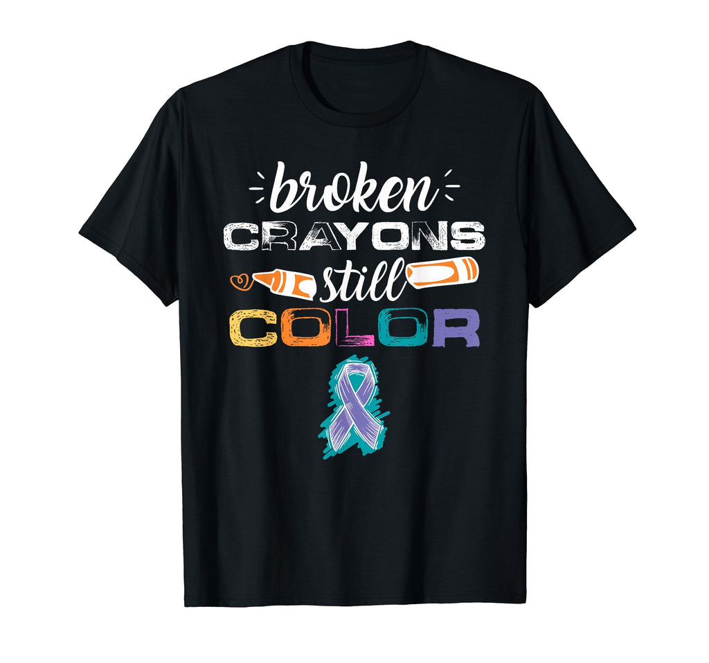 Broken Crayons Still Color Suicide T-Shirt - Streetwear Style for Adults - T-Shirt, Sweatshirt, Hoodie