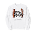 San Francisco Cat Golden Gates Sweatshirt - Aesthetic Graphic Men Women - T-Shirt, Sweatshirt, Hoodie