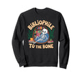 Bibliophile To Bone Funny Reading Sweatshirt - Graphic Print Unisex - T-Shirt, Sweatshirt, Hoodie