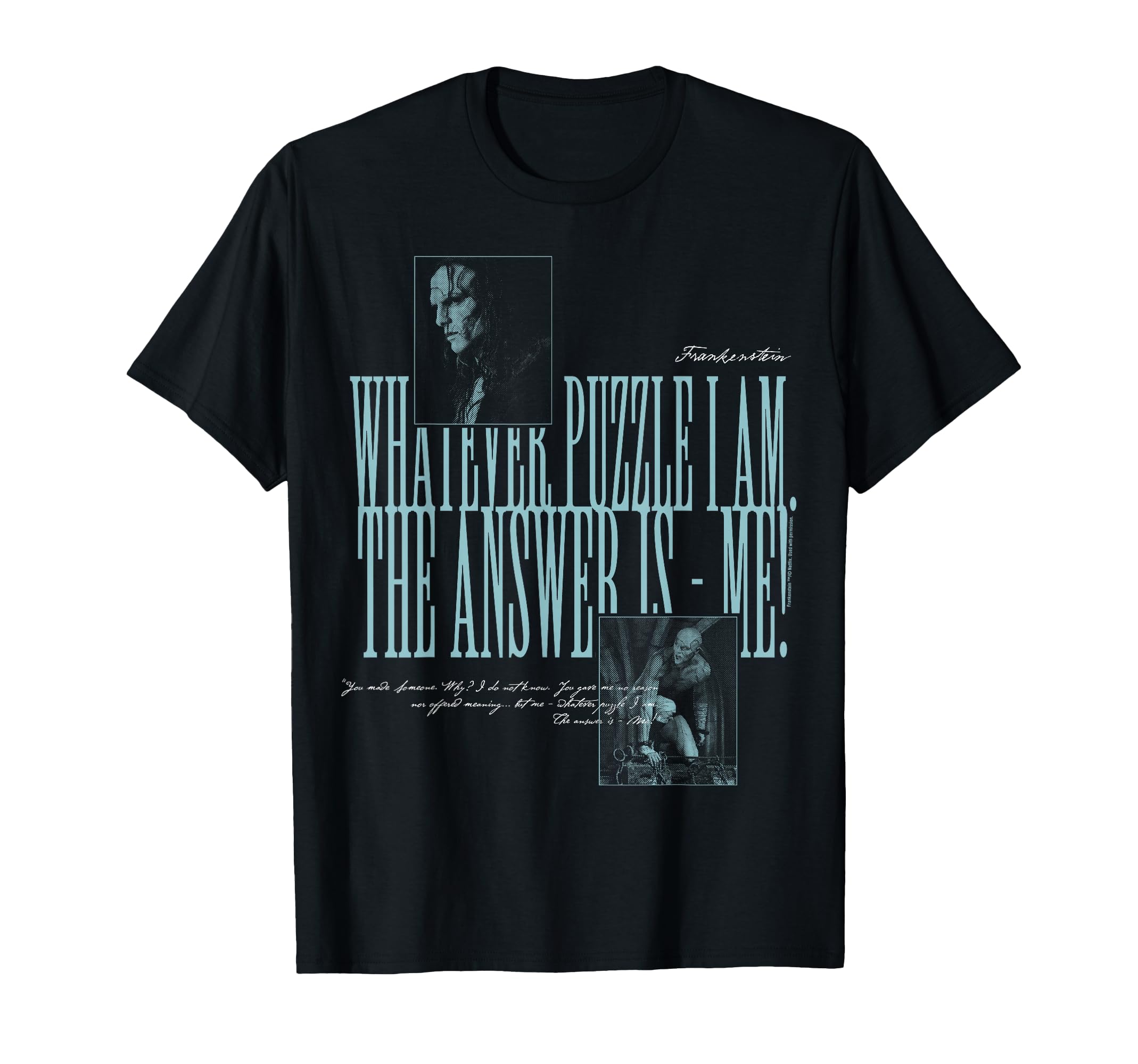 Frankenstein Whatever Puzzle I Am T-Shirt - Fun Novelty Design Unisex - T-Shirt, Sweatshirt, Hoodie