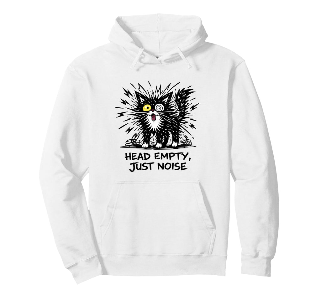 Insane Cat Spiral Yellow Eye Weirdcore Hoodie - Graphic Print Men Women - T-Shirt, Sweatshirt, Hoodie