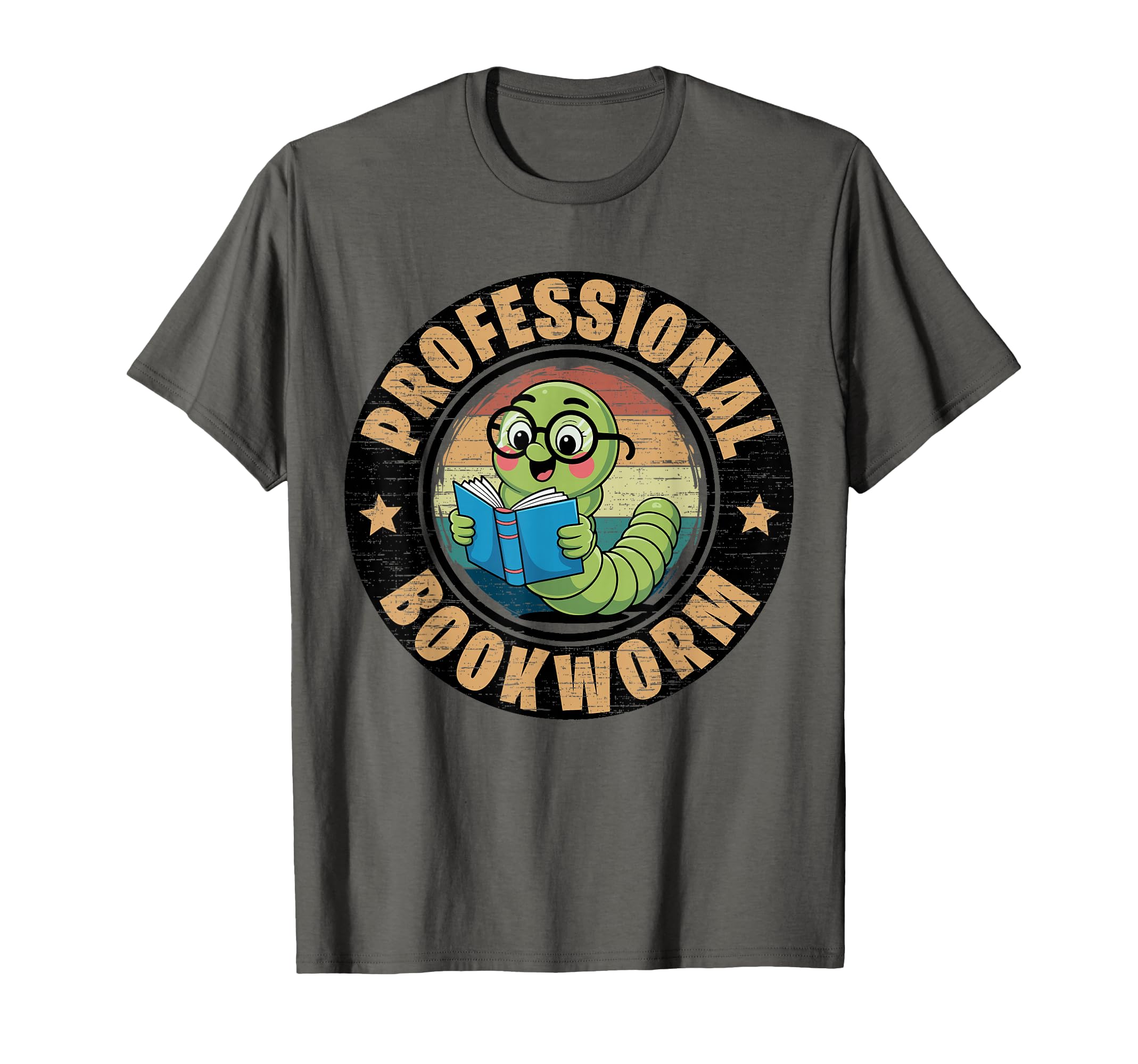 Professional Bookworm Bookish Book T-Shirt - Minimalist Print Men Women - T-Shirt, Sweatshirt, Hoodie