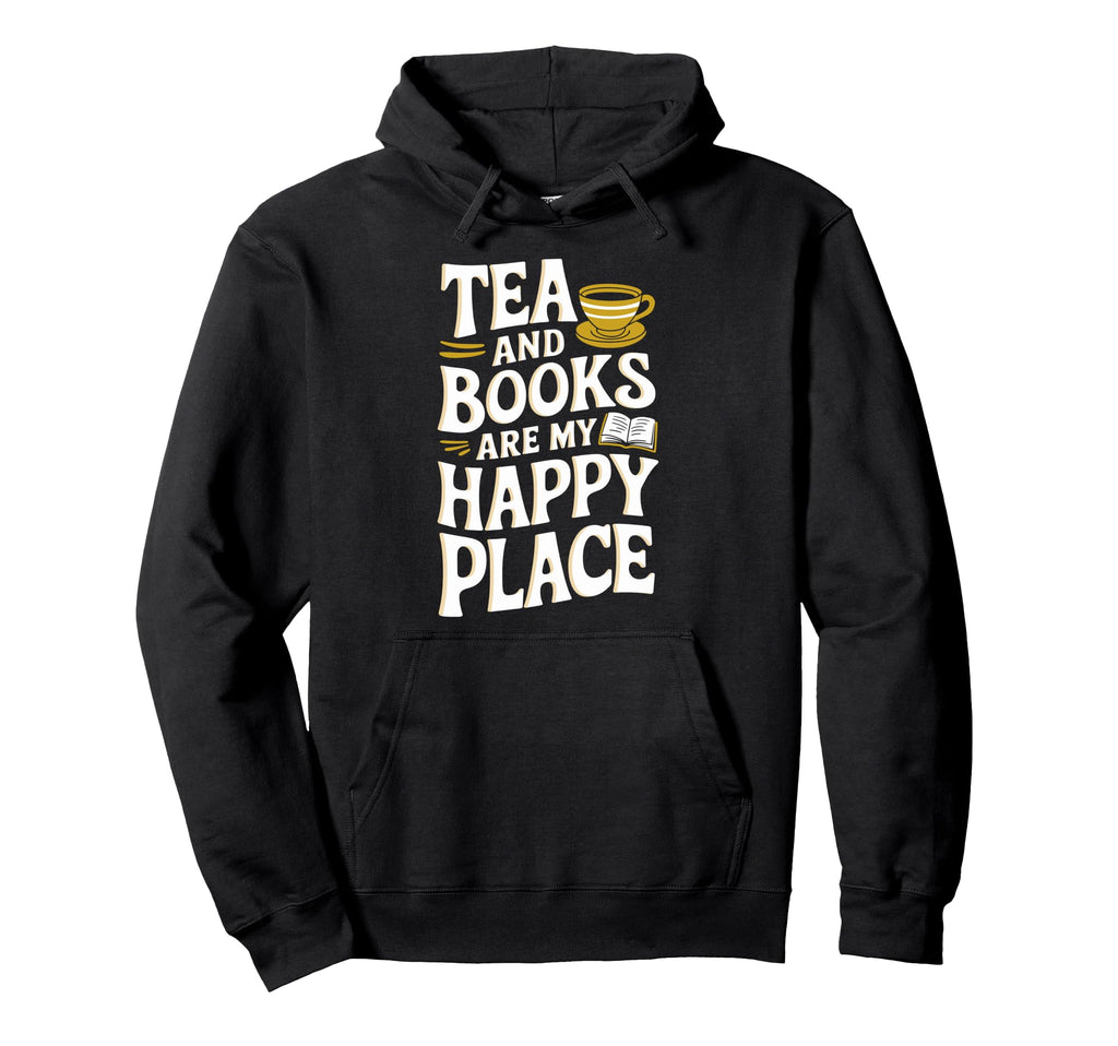 Tea And Literature Cozy Reading Nook Hoodie - Minimalist Print for Adults - T-Shirt, Sweatshirt, Hoodie