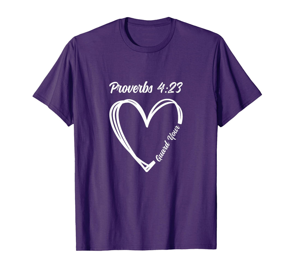 Guard Your Heart Christian Faith Based T-Shirt - Unique Graphic for Adults - T-Shirt, Sweatshirt, Hoodie