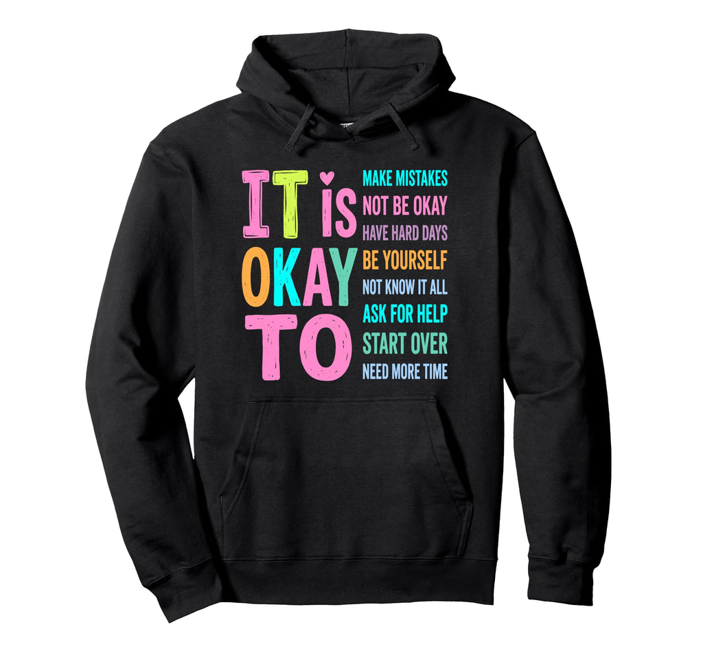 Positive Affirmations Health Awareness Hoodie - Trendy Graphic Unisex - T-Shirt, Sweatshirt, Hoodie