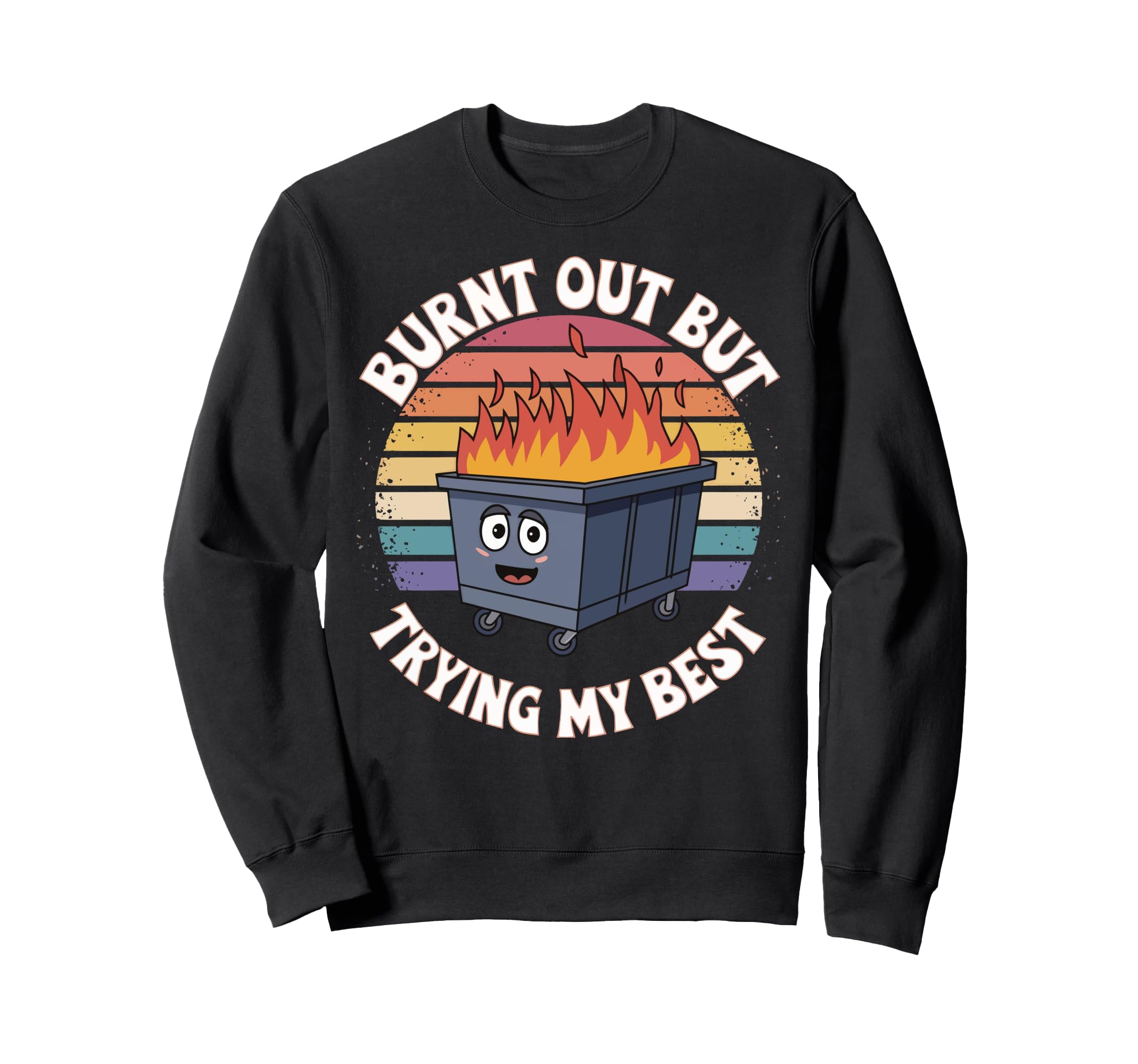 Burnout Self Care Motivational Positivity Hoodie - Graphic Print Unisex - T-Shirt, Sweatshirt, Hoodie