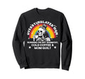 Overstimulated Mom Skeleton Messy Sweatshirt - Graphic Print Men Women - T-Shirt, Sweatshirt, Hoodie