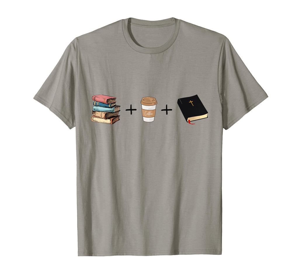 Everything Needs Books Coffee Jesus T-Shirt - Minimalist Print Unisex - T-Shirt, Sweatshirt, Hoodie
