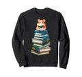 Hamster Reading Book Love Book Sweatshirt - Novelty Apparel Men Women - T-Shirt, Sweatshirt, Hoodie