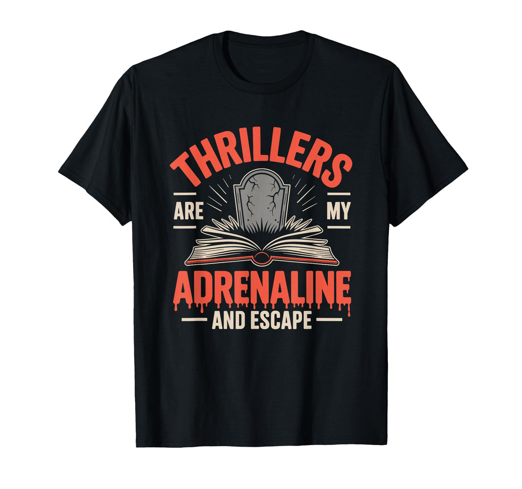 Reading Psychological Thriller Book Nerd T-Shirt - Streetwear Style Unisex - T-Shirt, Sweatshirt, Hoodie