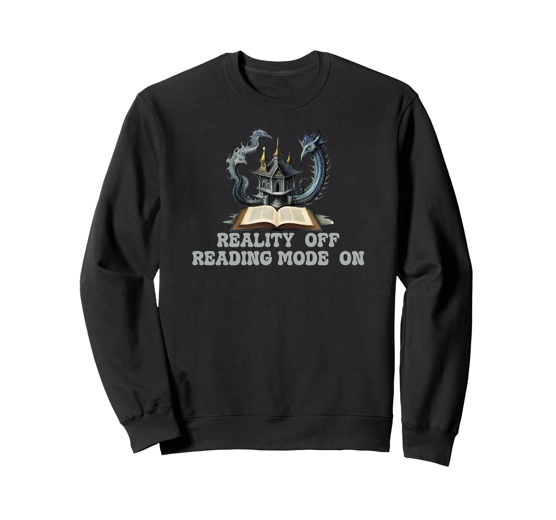 Book Worm Book Stack Reading Sweatshirt - Casual Everyday Wear Men Women - T-Shirt, Sweatshirt, Hoodie
