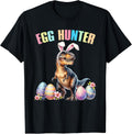 Dinosaur T Rex Easter Bunny Ears Boy Kids Unisex T-shirt, Sweatshirt, Hoodie, Long Sleeve Tee - T-Shirt, Sweatshirt, Hoodie