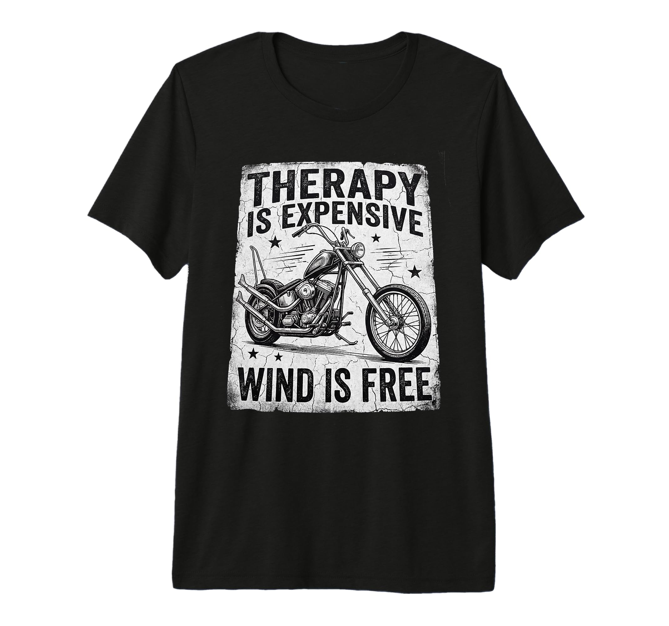 Motorcycle Therapy Is Expensive Wind T-Shirt - Novelty Apparel for Adults - T-Shirt, Sweatshirt, Hoodie