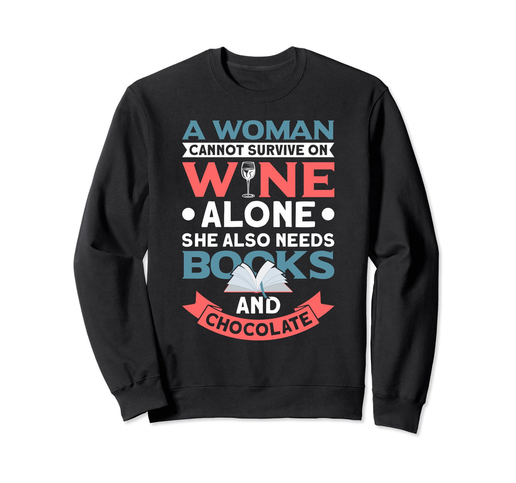 Book Lover Books Literature Friends Sweatshirt - Trendy Graphic Men Women - T-Shirt, Sweatshirt, Hoodie
