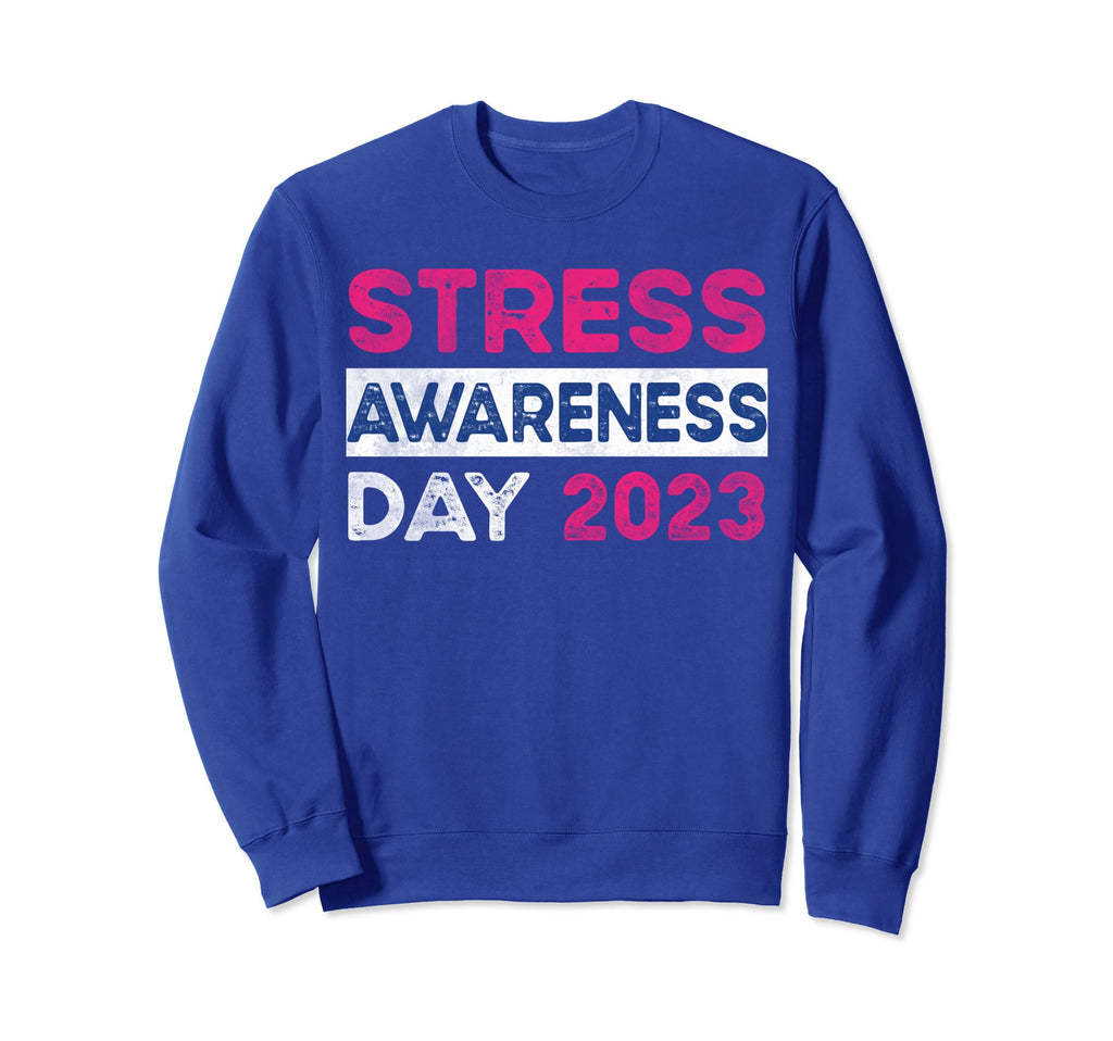 Stress And Anxiety November Stress Sweatshirt - Minimalist Print Men Women - T-Shirt, Sweatshirt, Hoodie