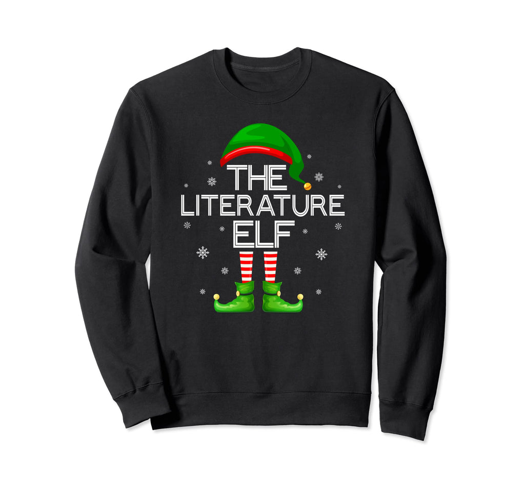 Literature Elf Funny Group Sweatshirt - Fun Novelty Design for Adults - T-Shirt, Sweatshirt, Hoodie