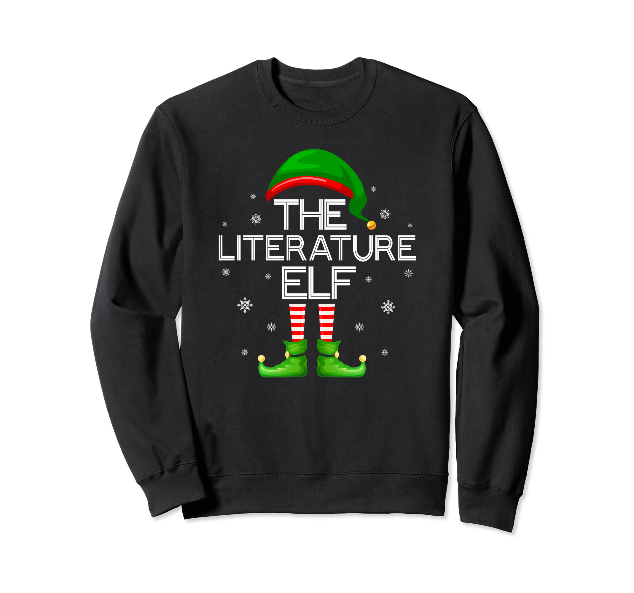 Literature Elf Funny Group Sweatshirt - Fun Novelty Design for Adults - T-Shirt, Sweatshirt, Hoodie