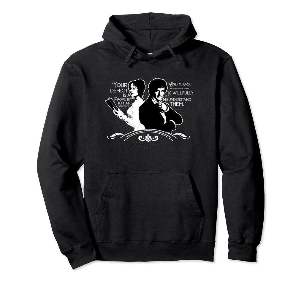 Elizabeth Mr Darcy Literature Books Hoodie - Trendy Graphic Men Women - T-Shirt, Sweatshirt, Hoodie