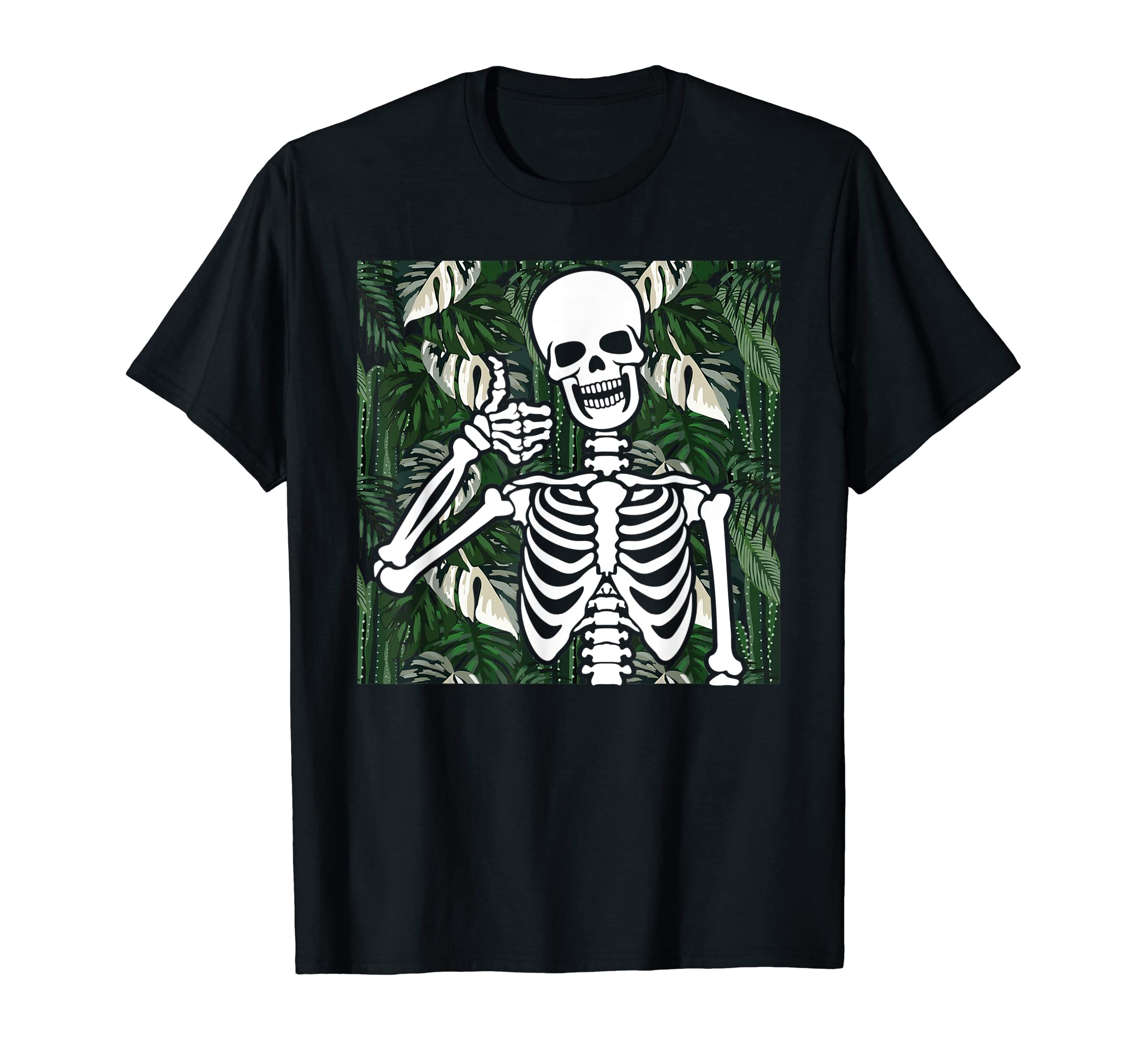 Skeleton Gardener Halloween Plant Lover T-Shirt - Unique Graphic for Adults - T-Shirt, Sweatshirt, Hoodie