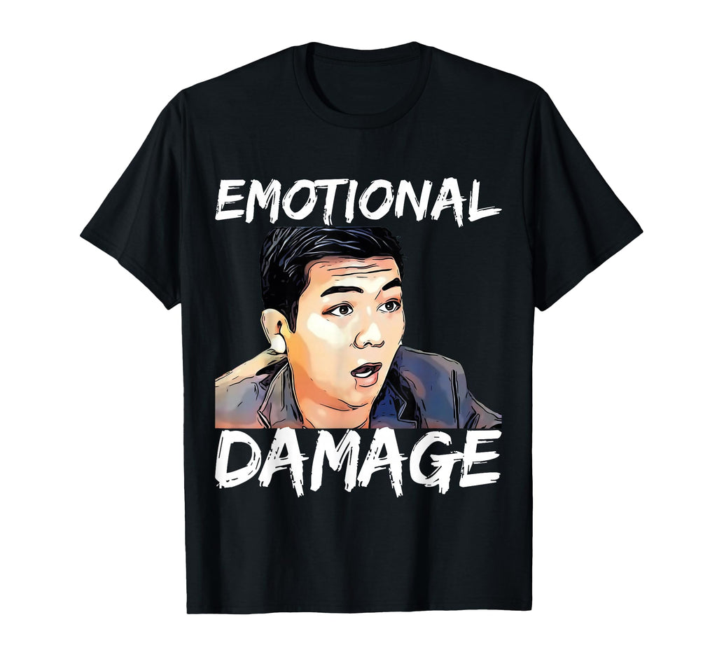 Funny Emotional Damage Sarcastic T-Shirt - Minimalist Print for Adults - T-Shirt, Sweatshirt, Hoodie