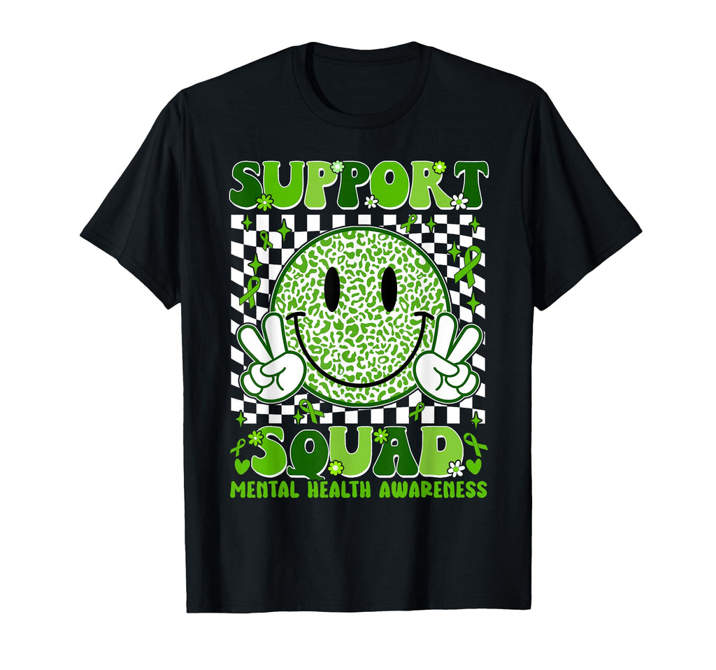 Motivation Support Squad Mental T-Shirt - Aesthetic Graphic Men Women - T-Shirt, Sweatshirt, Hoodie