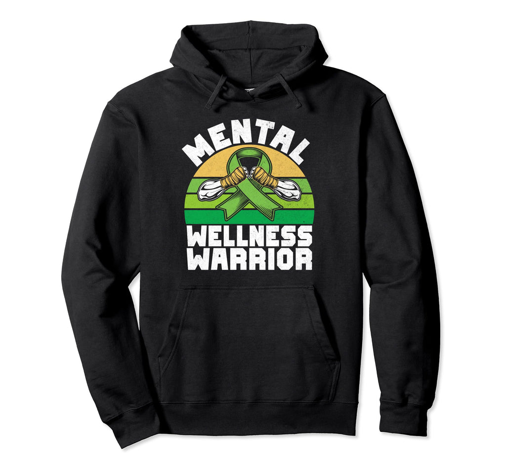 Mental Wellness Warrior Mental Hoodie - Casual Everyday Wear for Adults - T-Shirt, Sweatshirt, Hoodie