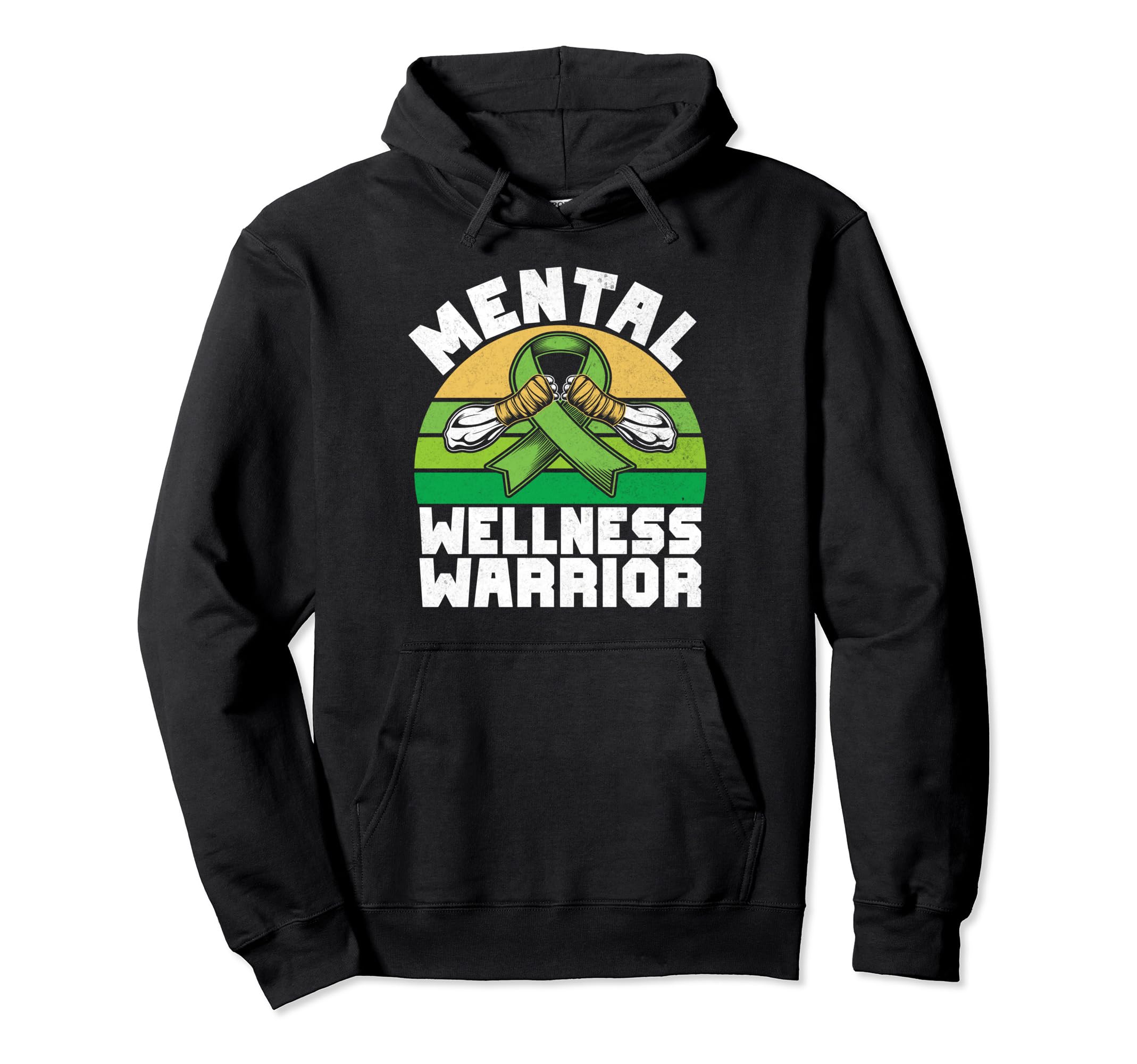 Mental Wellness Warrior Mental Hoodie - Casual Everyday Wear for Adults - T-Shirt, Sweatshirt, Hoodie