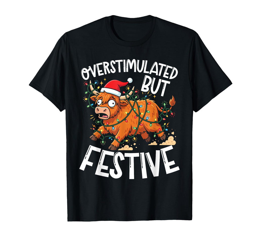 Highland Cow Western Heifer T-Shirt - Aesthetic Graphic for Adults - T-Shirt, Sweatshirt, Hoodie