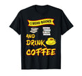 Books Brew Enthusiast Coffee And T-Shirt - Aesthetic Graphic Men Women - T-Shirt, Sweatshirt, Hoodie