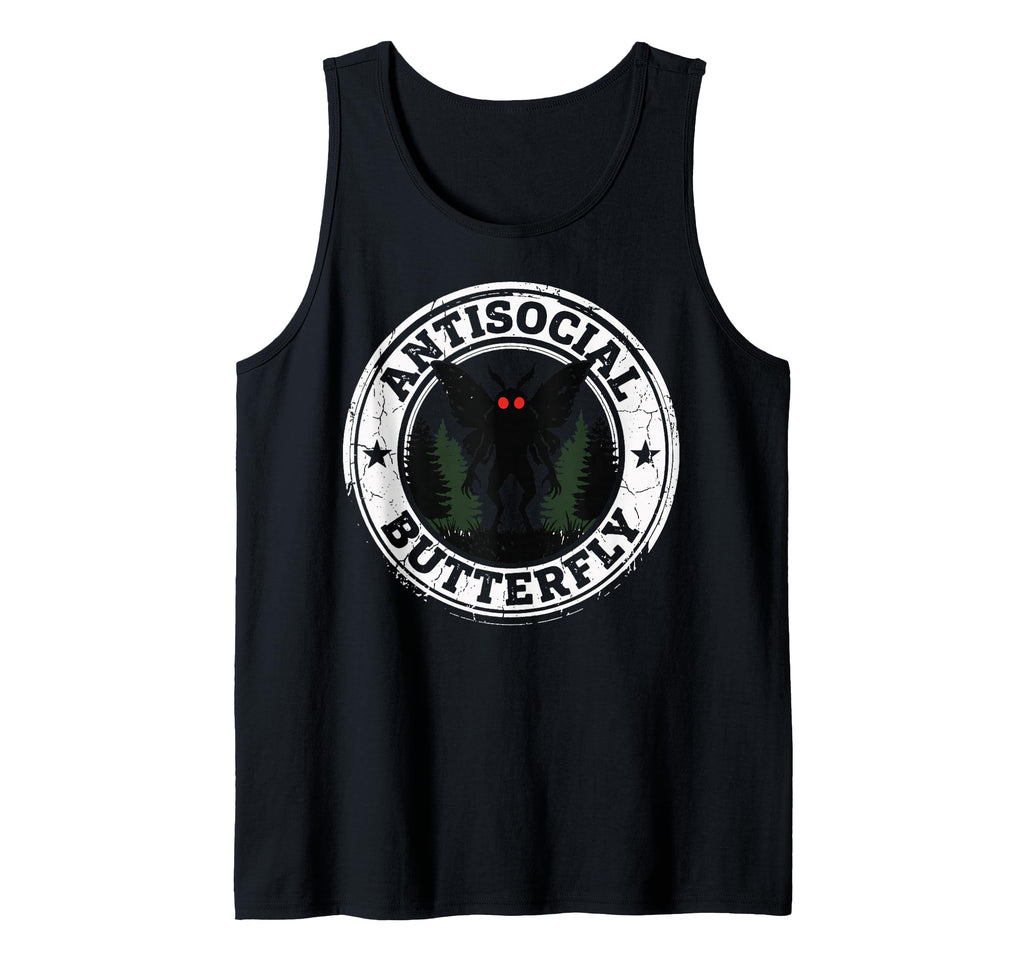 Cryptid Cryptozoology Mothman Introvert Sweatshirt - Unique Graphic Unisex - T-Shirt, Sweatshirt, Hoodie