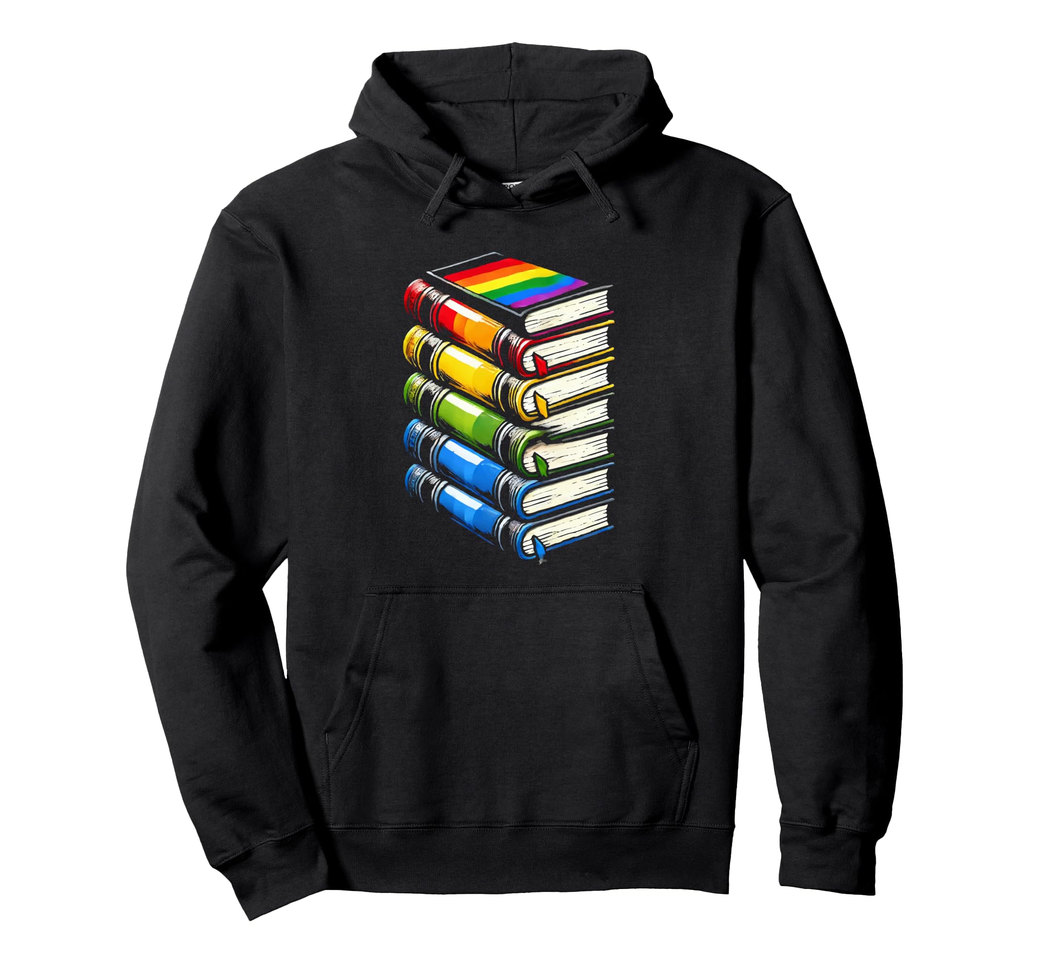 Lgbt Librarian Library Book Reading Hoodie - Aesthetic Graphic for Adults - T-Shirt, Sweatshirt, Hoodie