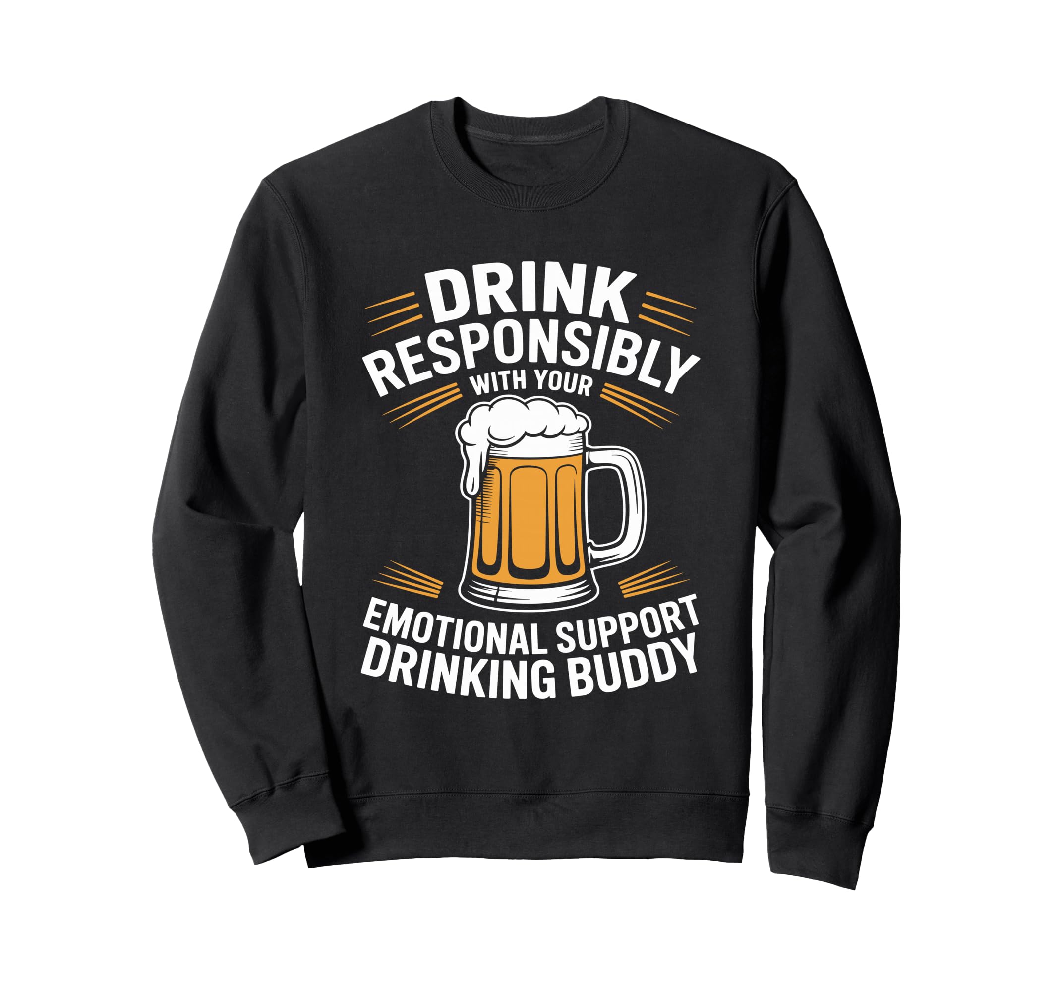 Emotional Support Drinking Buddy Do Not T-Shirt - Trendy Graphic Men Women - T-Shirt, Sweatshirt, Hoodie