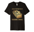 Bookworm Nerds Funny Dragons And Books T-Shirt - Unique Graphic Unisex - T-Shirt, Sweatshirt, Hoodie