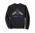 Antisocial Butterfly Housefly Sweatshirt - Custom Art Print Men Women - T-Shirt, Sweatshirt, Hoodie