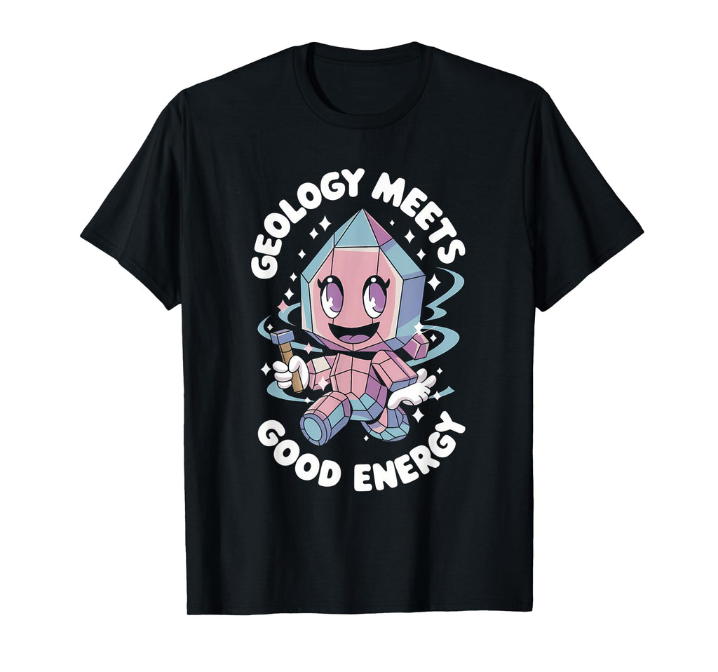 Healing Stone Crystals Energy Spiritual T-Shirt - Graphic Print Men Women - T-Shirt, Sweatshirt, Hoodie