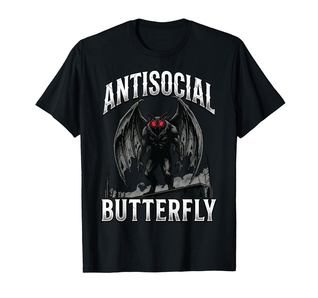 Cryptid Mothman Introvert Funny Sweatshirt - Novelty Apparel Men Women - T-Shirt, Sweatshirt, Hoodie