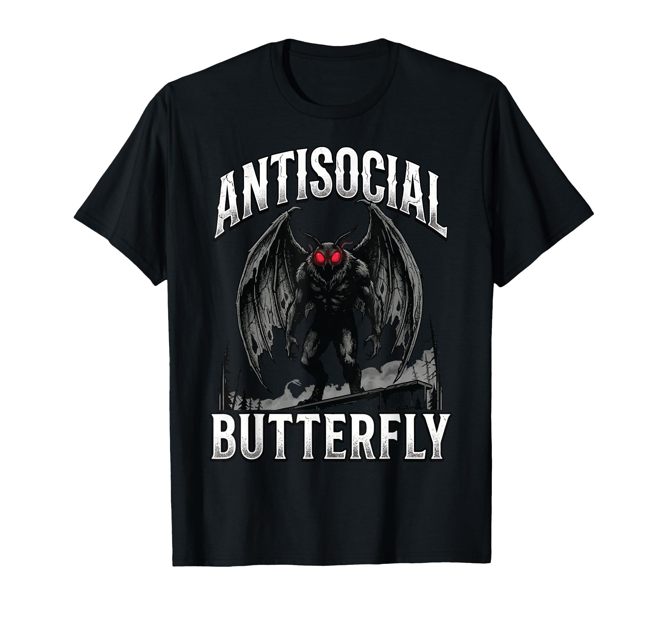 Cryptid Mothman Introvert Funny Sweatshirt - Novelty Apparel Men Women - T-Shirt, Sweatshirt, Hoodie
