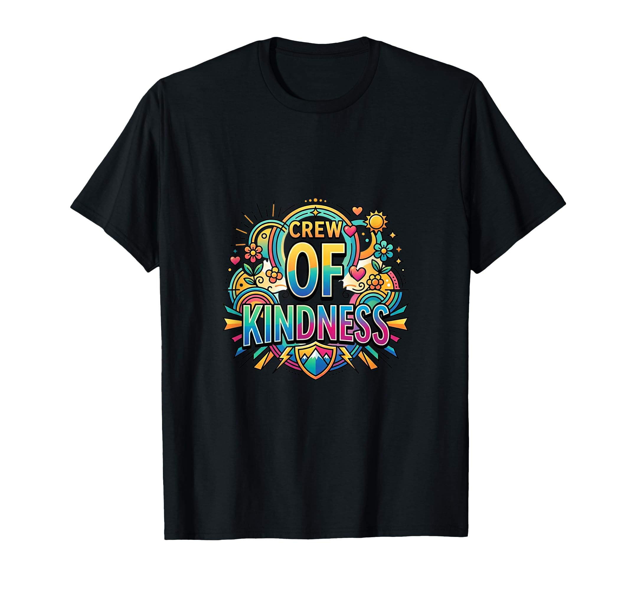 Crew Kindness Unity Support Concept T-Shirt - Novelty Apparel for Adults - T-Shirt, Sweatshirt, Hoodie
