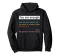 Dear Person Behind Me World Is Better Hoodie - Minimalist Print for Adults - T-Shirt, Sweatshirt, Hoodie