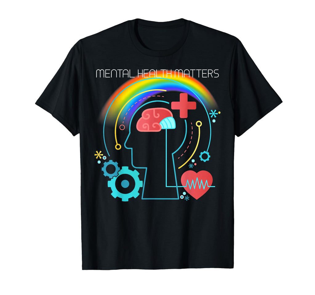 Lgbt Mental Health Matters T-Shirt - Novelty Apparel for Adults - T-Shirt, Sweatshirt, Hoodie