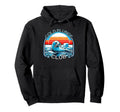 Cold Plunge Club Ice Bath Sunset Seal Hoodie - Minimalist Print for Adults - T-Shirt, Sweatshirt, Hoodie