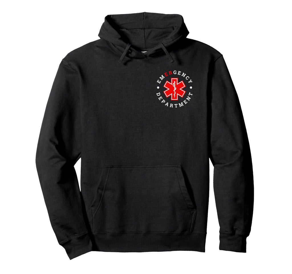 Emergency Department Er Trauma Front And Hoodie - Streetwear Style Unisex - T-Shirt, Sweatshirt, Hoodie