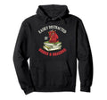 Book Reading Funny Easily Distracted Hoodie - Unique Graphic for Adults - T-Shirt, Sweatshirt, Hoodie