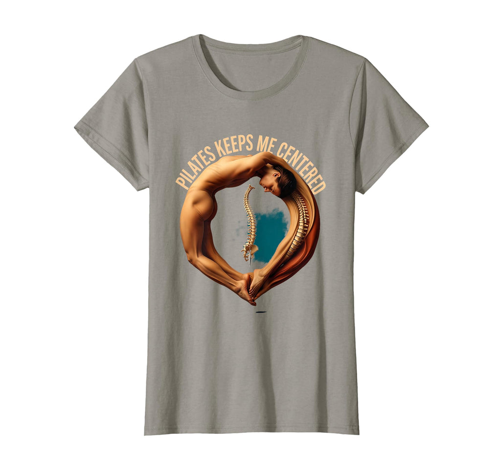 Pilates Keeps Me Centered Mindful T-Shirt - Novelty Apparel for Adults - T-Shirt, Sweatshirt, Hoodie