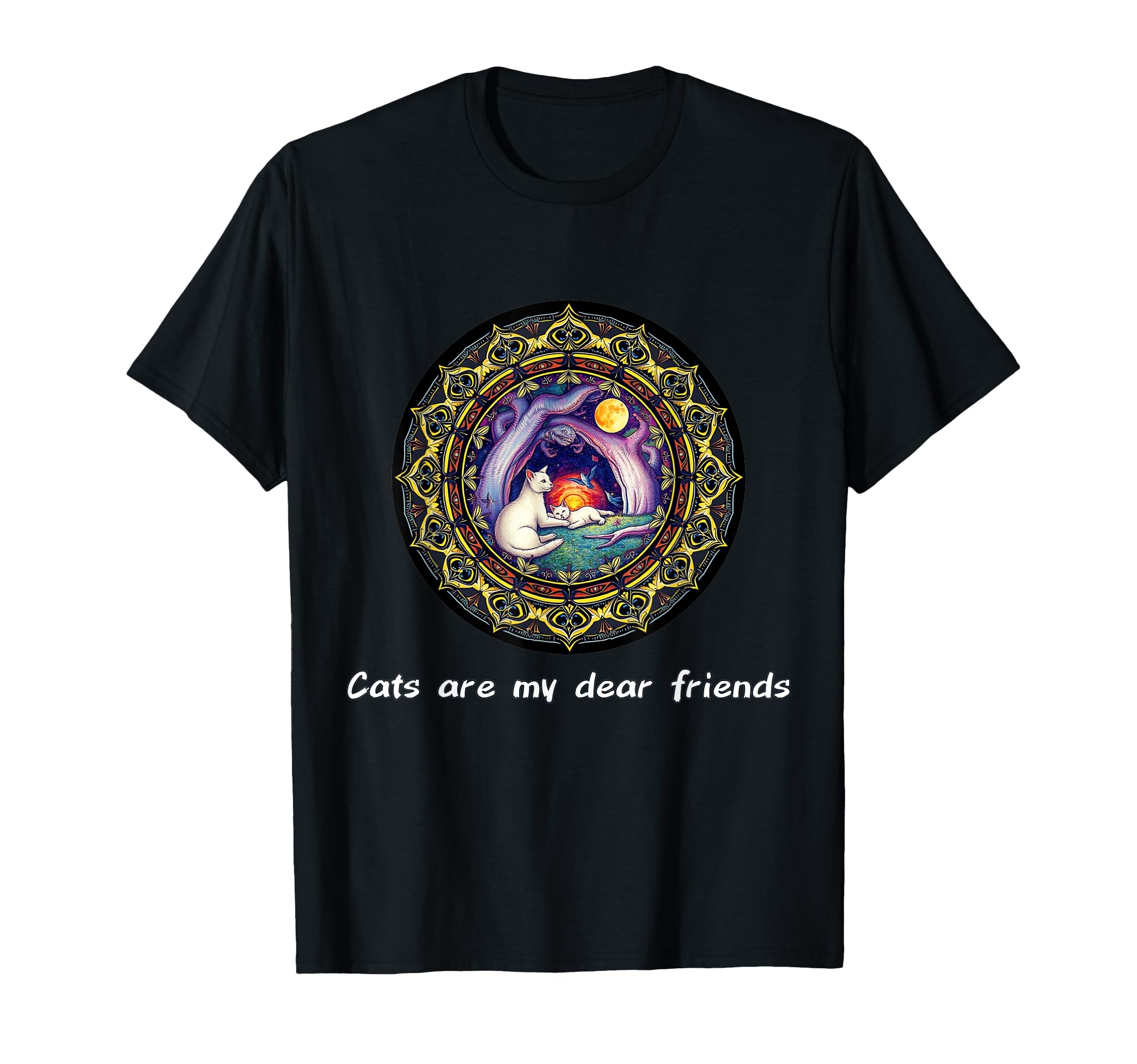 Cats Are My Best Friends Sacred Animals T-Shirt - Graphic Print Men Women - T-Shirt, Sweatshirt, Hoodie