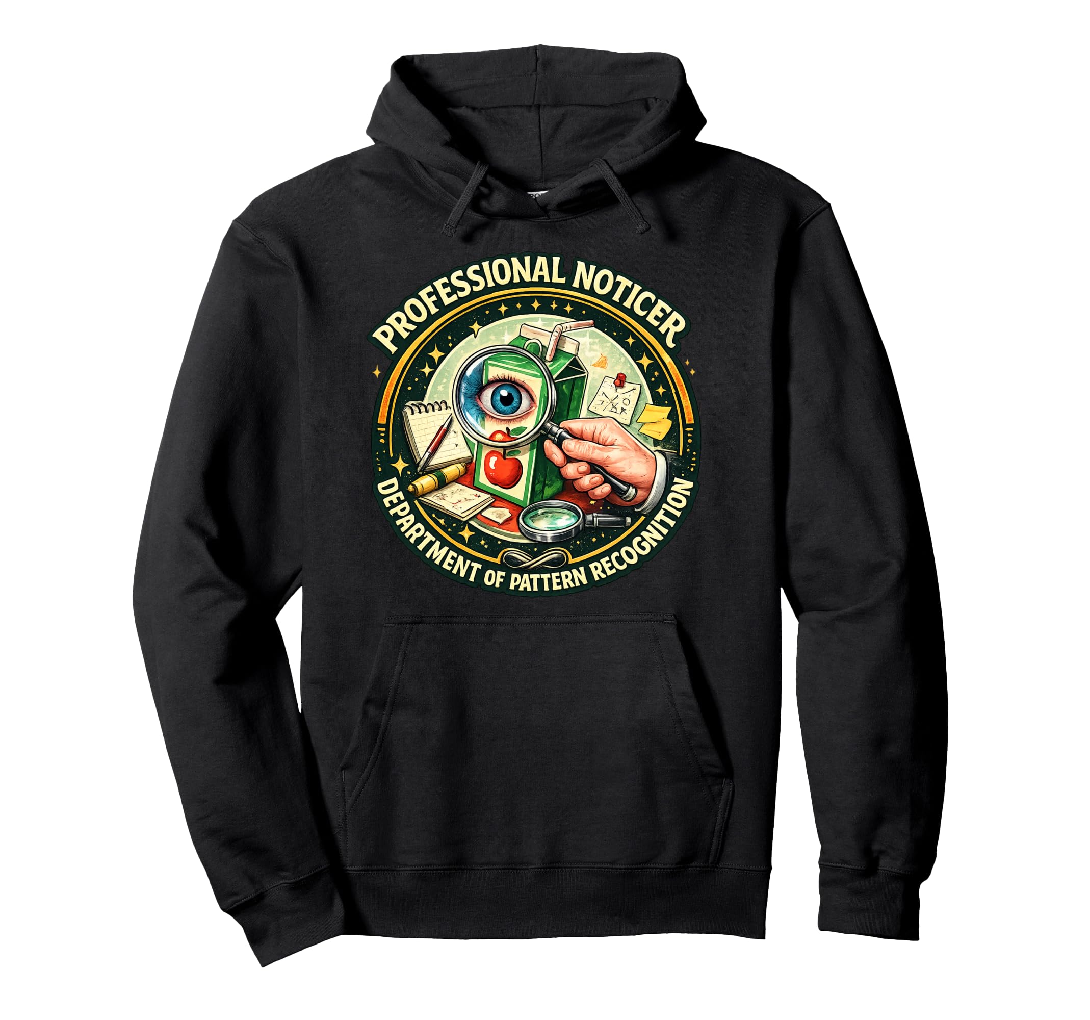 Professional Noticer Department Hoodie - Aesthetic Graphic Men Women - T-Shirt, Sweatshirt, Hoodie