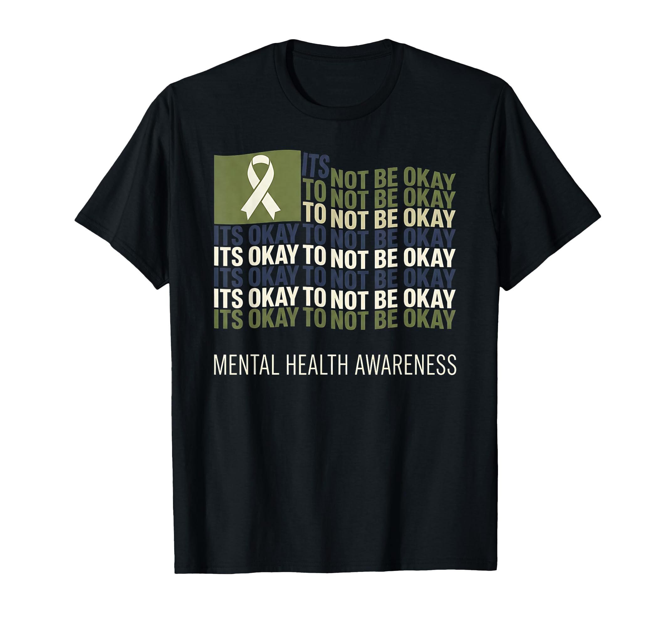 Its Okay To Not Be Okay Mental Health T-Shirt - Minimalist Print Men Women - T-Shirt, Sweatshirt, Hoodie