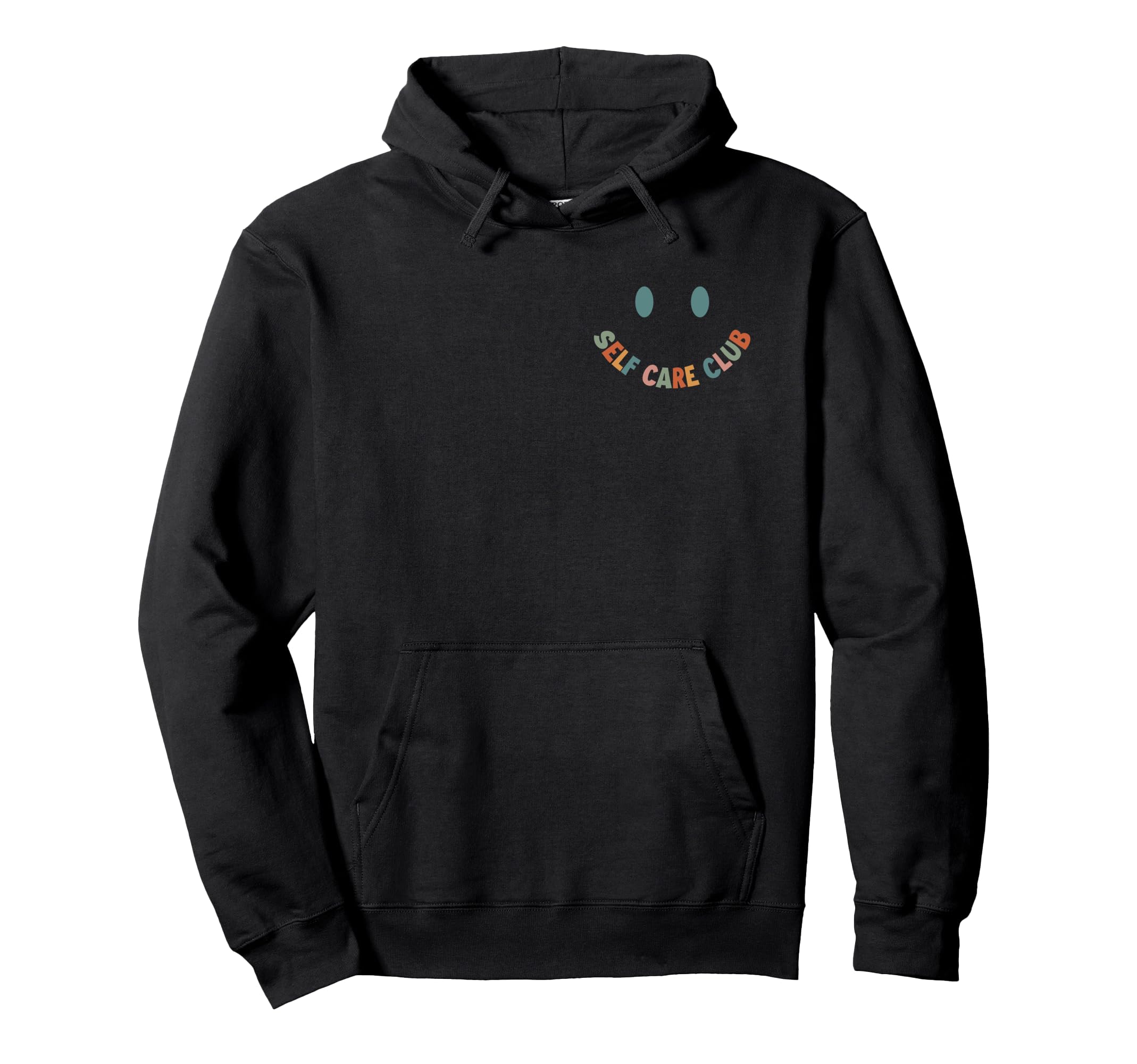 Self Care Club Inspirational Aesthetic Hoodie - Unique Graphic Men Women - T-Shirt, Sweatshirt, Hoodie