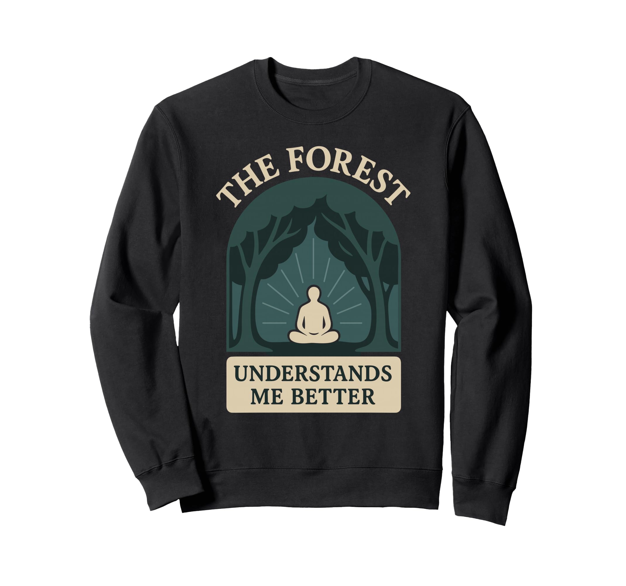 Forest Walk Overthinker Mental Sweatshirt - Casual Everyday Wear Unisex - T-Shirt, Sweatshirt, Hoodie